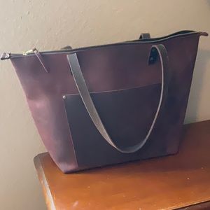 Portland Leather Goods Extra-Large Zip Tote